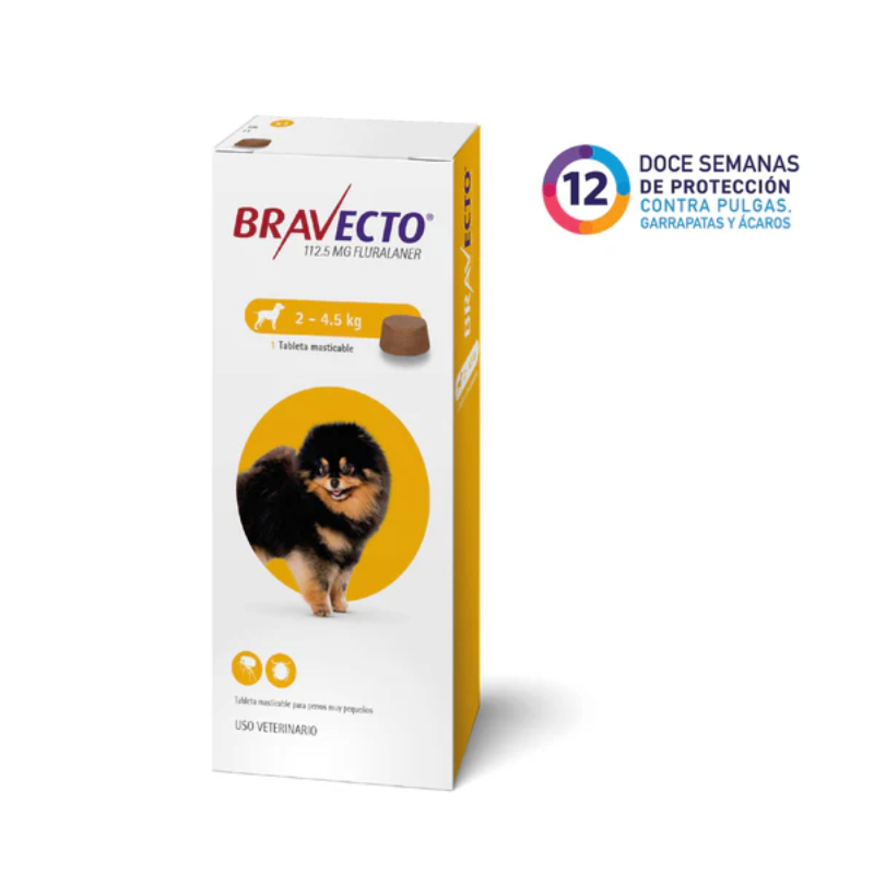 precio bravecto 2-4.5 kilos