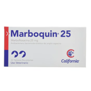 marboquin 25 antibiotico mascotas