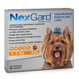 precio nexgard 2 a 4 kilos