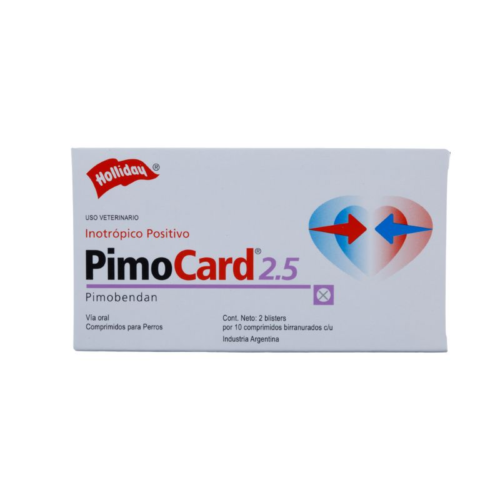 PIMOCARD 2.5  – Pimobendan para el Tratamiento de Insuficiencia Cardíaca en Perros