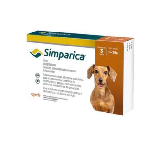precio simparica 5 a 10 kg