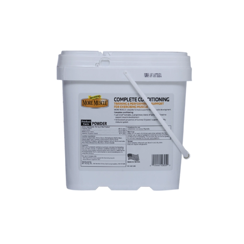 MORE MUSCLE – Potencia Muscular, Resistencia y Salud Integral para Caballos de Alto Rendimiento