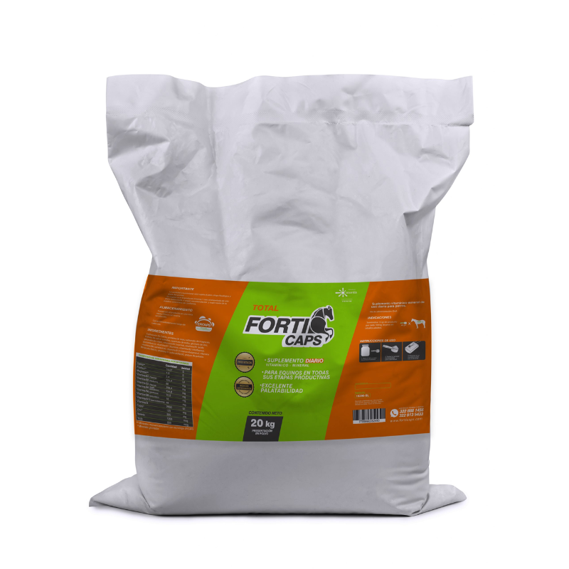 precio forticaps total 20 kg para caballos